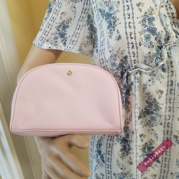SERENDIPITY PINK MEDIUM DOME COSMETIC KATE SPADE - Picture 5 of 14